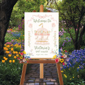 Carrousel Merry-go-round Welcome Sign Poster