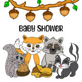 Grootmoeder om Racoon Baby shower te worden Ronde Button 5,7 Cm