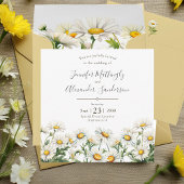 Casual Land Bruiloft Daisy Save the Date Magneet