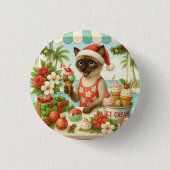 Santa Claus is at the beach for Christmas in July  Feestdagenkaart