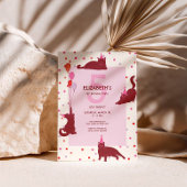 Funny Cats Purrfect Birthday Party Kaart