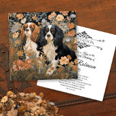Cavalier King Charles Spaniels Antiek wandtapijt Poster
