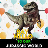 Houdt van dinosaurussen MEISJE Ronde Button 5,7 Cm