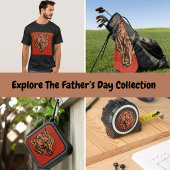 Wolfskop op rood  muismat