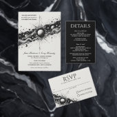 Celestial Band bruiloft uitnodiging (Personaliseer de collectie van deze zelfstandige maker.)