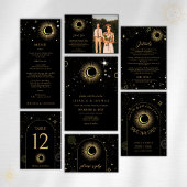 Celestial Quote Star Dust Mystiek Bruiloft Servet