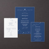 Celestial Elegant Wedding Stars Arch Bridal Shower Kaart (Personaliseer de collectie van deze zelfstandige maker.)