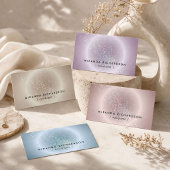Celestial Confetti Glow Gold Visitekaartje