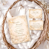 Celestial Ivory Gold Diapper Raffle Informatiekaartje