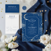 Sterrennacht Crescent Moon Small Dank u Bedankkaart