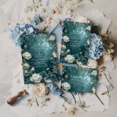 Celestial Night Garden Wedding Kaart