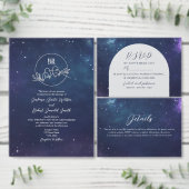 Hemelse Sterrennacht bruiloft welkom teken Poster (Personaliseer de collectie van deze zelfstandige maker.)