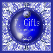 Keramische Kant Blauw van Griekenland Crossbody Tas