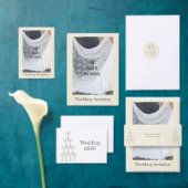 Champagne Fluiten Ontwerp Champagne Gekleurde Brui Wijn Etiket (Personaliseer de collectie van deze zelfstandige maker.)