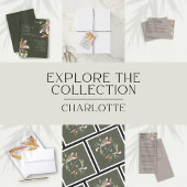 Tropisch strand Bloemen Donkergroen Bruiloft Goud Folie Uitnodiging