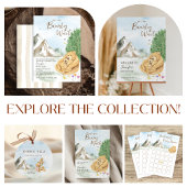 Sweet Beige Forest Bear Books for Baby Informatiekaartje