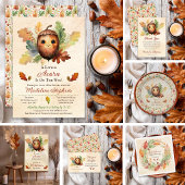 Een Kleine Eikel Fall Baby Shower Bedankjes Labels