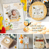 Sweet Bee Birthday Papieren Bordje