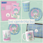 Schattige Polar Beer met Cookie Kind Vakantie Mok