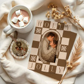 Modern Retro geruit patroon aangepast monogram Tissuepapier