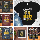 Cheers and Beers to my 50 Years Fun Birthday Kaart