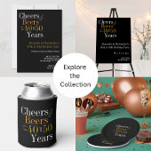 Proost en bier Black Gold gezamenlijke verjaardags Kaart