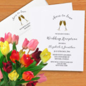 Gefeliciteerd met je champagneglazen ronde kartonnen onderzetter