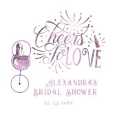 Lekker om van de wijn te houden die elegant Vrijge Papieren Bordje