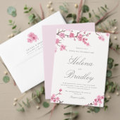 Cherry Blossom Bloom | Weddenschap Gastenboek (Personaliseer deze collectie van deze onafhankelijke maker. Test)