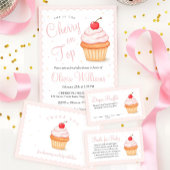 Cherry op Top Luier Raffle Enclosure Kaart