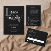 Moderne zwart-wit kalligrafie bruid denim jacket (Personaliseer de collectie van deze zelfstandige maker.)