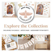 Soaring Boho Birds Afstuderen Foto Spandoek