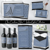 Cerulean Blue Couture Mode Schetsboek Journaal Notitieboek