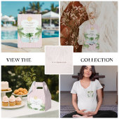 Chic Retro Palm Springs Baby shower | aanstaande m T-shirt
