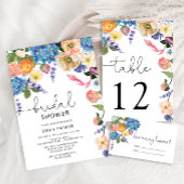 Waterverf Bouquet raad eens hoeveel Kisses Kaarten