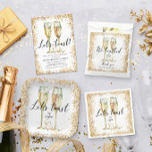Modern Goud Glitter Party Papier Bord