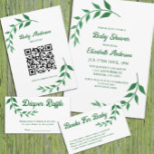 Chic Greenery Baby shower Papieren Bekers