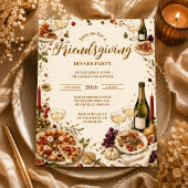 Chic Pizza & Prosecco Friendsgiving Servet