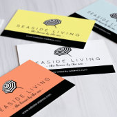 Chique gestreepte strandparaplu boutique spandoek