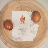 Boho Chicken Mama Baby shower Kaart