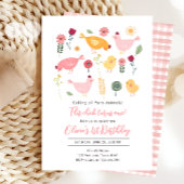 Welkomstbord Little Chick Boerderij Barnyard Verja Poster