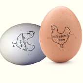 FDA goedgekeurde eierstempel | veilig hanteerbaar Rubberstempel
