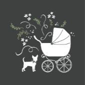 Chihuahua-Baby shower Cadeaupapier