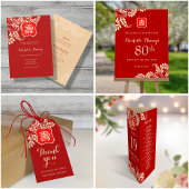 3 in 1 Tafelnummer, Menu & bedankkaart