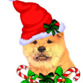 Cute Chow kerst Feestdagen Kaart