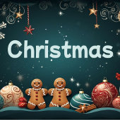 Schattig Kerstman 3D Kerstversiering Keramisch Ornament