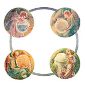 Diamond Snowflake Pattern Postcard Kaart