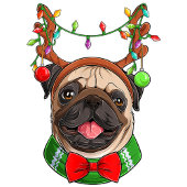 Funny Santa Kerstmis Cadeaupapier