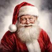 Christmas Santa Claus Holiday Papieren Bordje