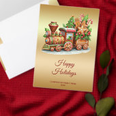 Gingerbread Train Holiday Ornament (Personaliseer de collectie van deze zelfstandige maker.)